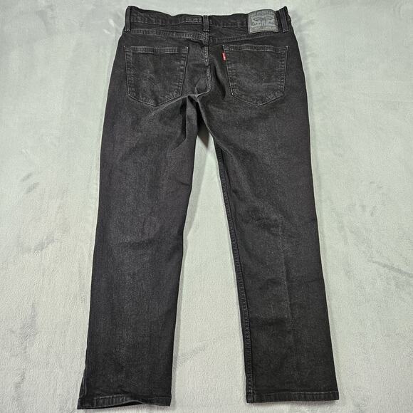 Levi's 511 Jeans Black Mens 36x30 Slim Straight Leg Denim Skater Measure 34x27.5 - Picture 7 of 13